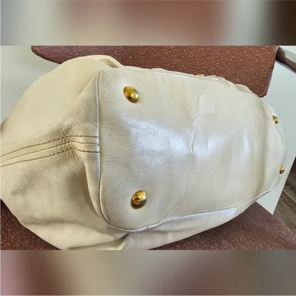 Authenticmiu miu Tan Tote Bag